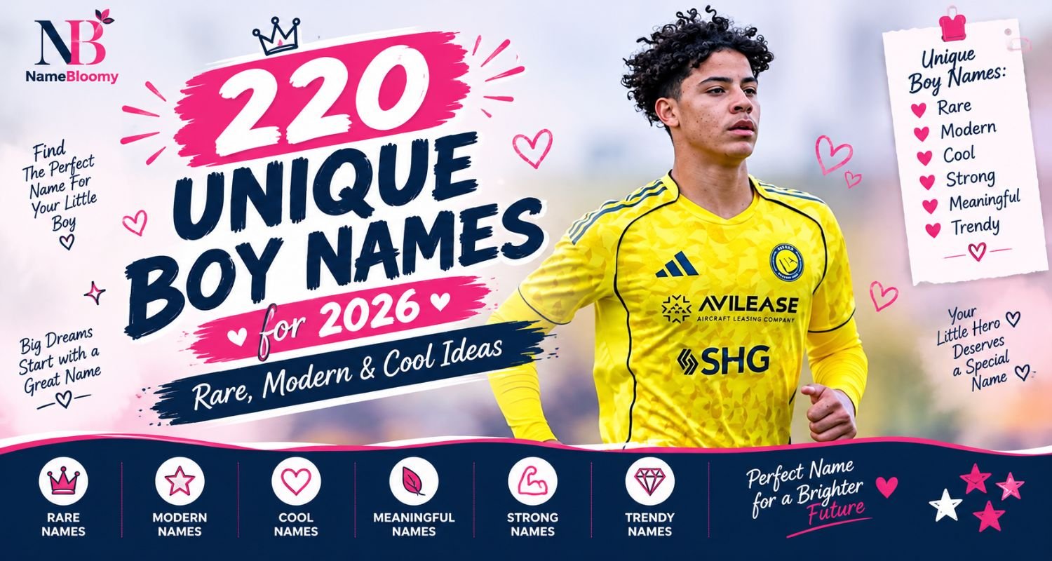 220 Unique Boy Names for 2026: Rare, Modern & Cool Ideas