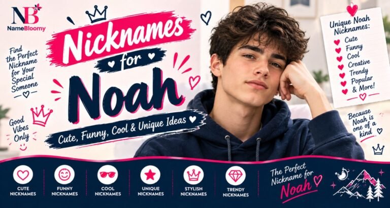 480 Nicknames for Noah Cute, Funny, Cool & Unique Ideas
