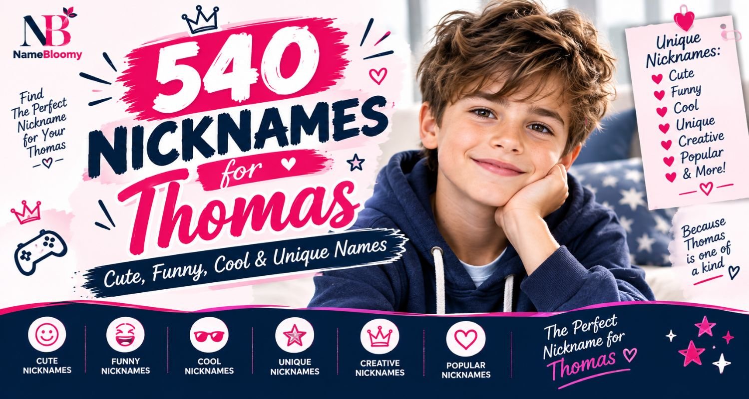 540 Nicknames for Thomas: Cute, Funny, Cool & Unique Names