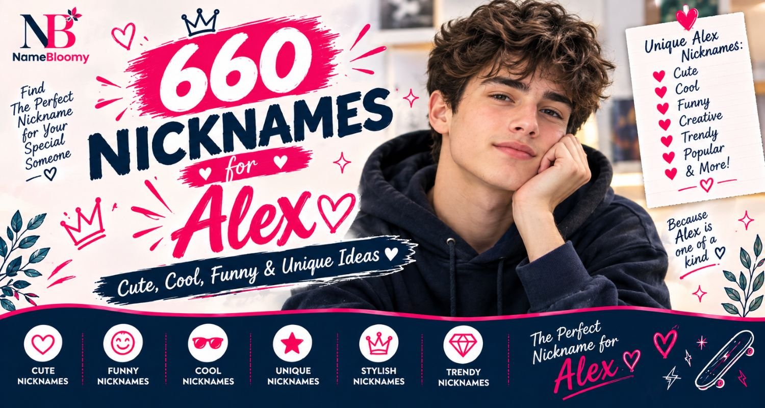 660 Best Nicknames for Alex: Cute, Cool, Funny & Unique Ideas 