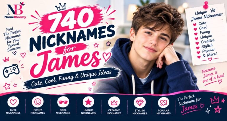 740 Nicknames for James: Cute, Cool, Funny & Unique Ideas