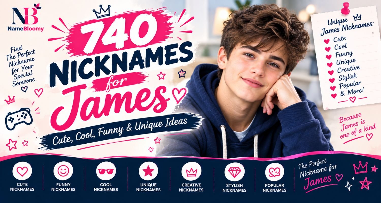 740 Nicknames for James: Cute, Cool, Funny & Unique Ideas