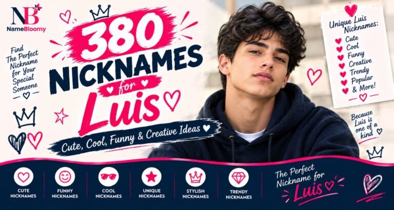 380 Nicknames for Luis: Cute, Cool, Funny & Creative Ideas
