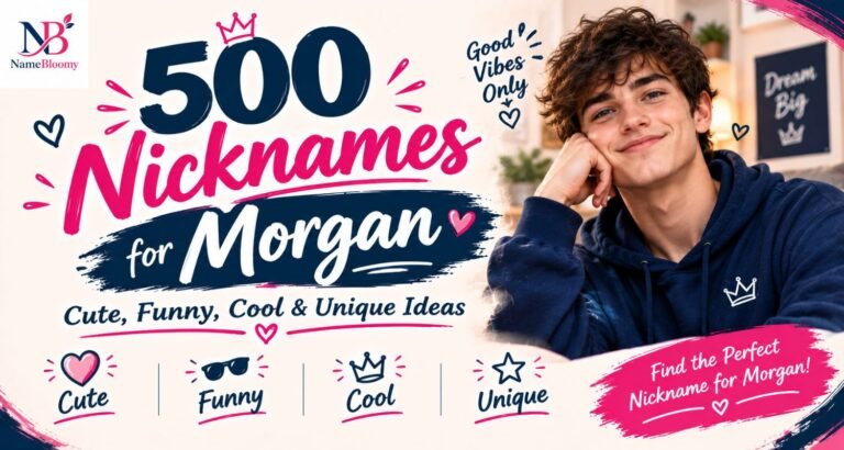 500 Nicknames for Morgan: Cute, Funny, Cool & Unique Ideas