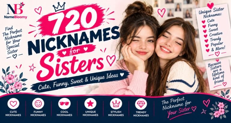 720 Nicknames for Sisters: Cute, Funny, Sweet & Unique Ideas